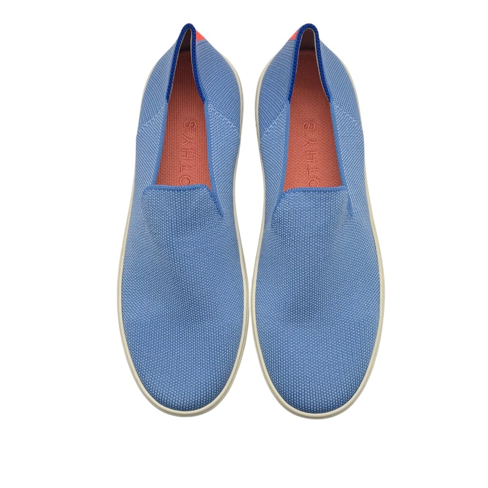 Rothys The Original Slip On Sneakers Boardwalk Periwinkle Blue Womens 8 OG - Picture 2 of 8